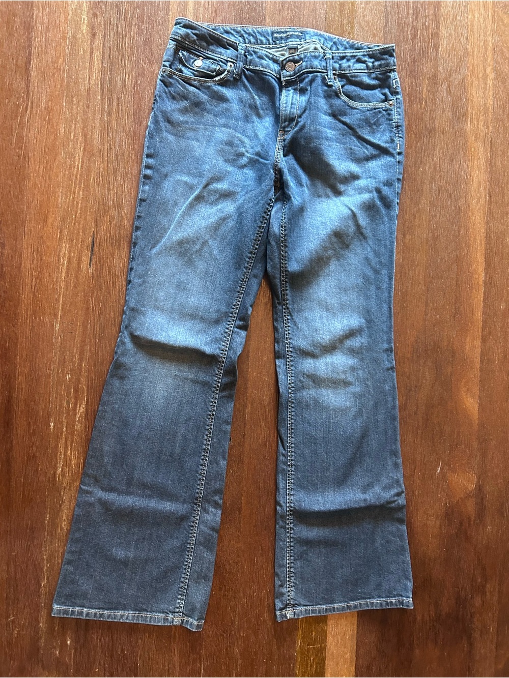 Banana Republic Women's Flare Jeans in Medium Blue Wash